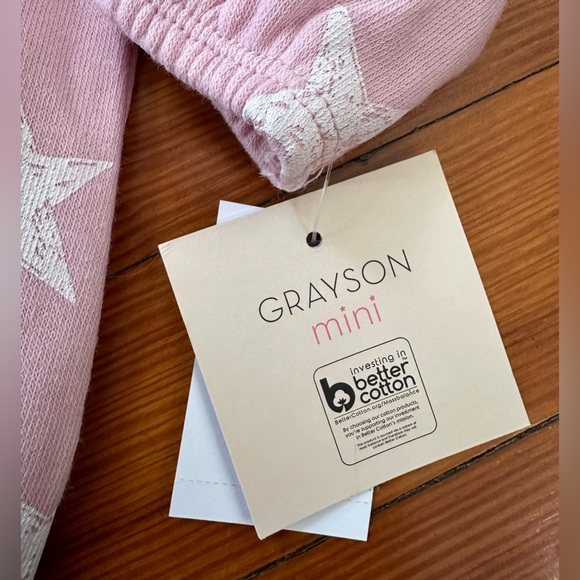 NWT Grayson Collective Sweatshirt Bodysuit with Sleeve Ruffles baby size 3-6 M - Picture 4 of 8